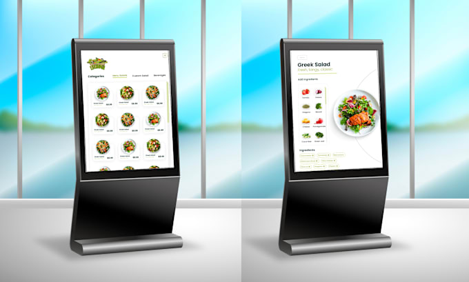 Gig Preview - Do a uiux design and development of a self service kiosk, pos system kiosk