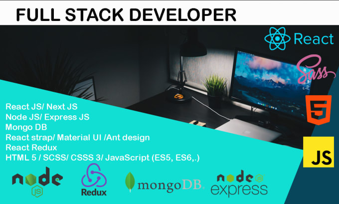 Gig Preview - Be your react node expert javascript fullstack web developer