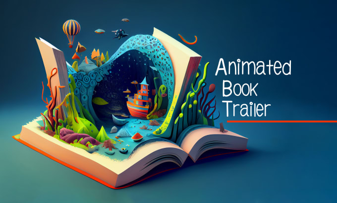 Gig Preview - Create children book promotion trailer with page flip