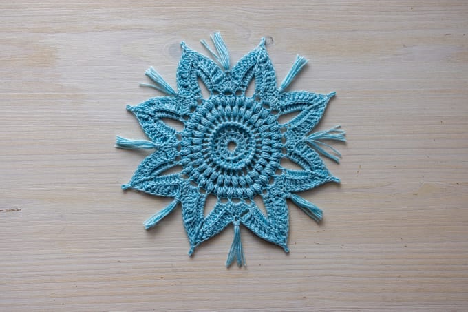 Gig Preview - Make a crochet doily, nina doily