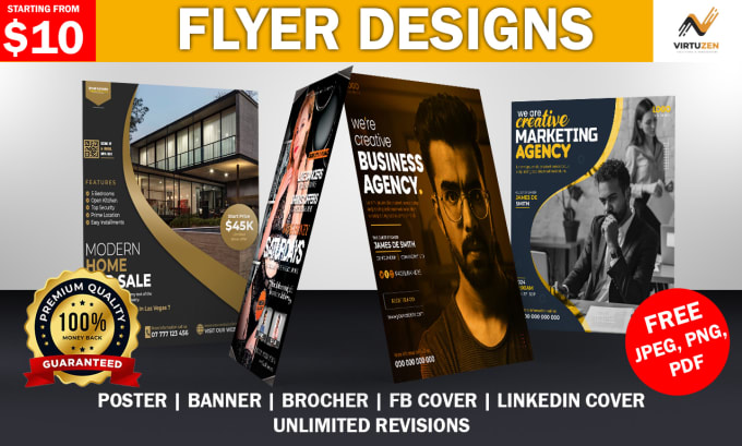 Gig Preview - Create an amazing flyer, poster, banner or brochure design