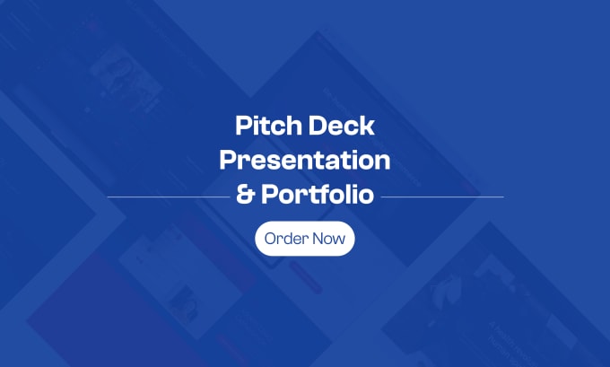 Gig Preview - Do interactive portfolio and pitch deck presentation