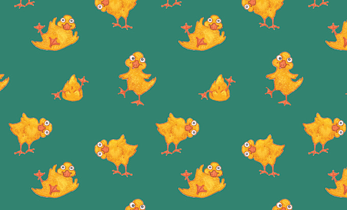 Gig Preview - Design seamless patterns for kids textile fabric hand drawn