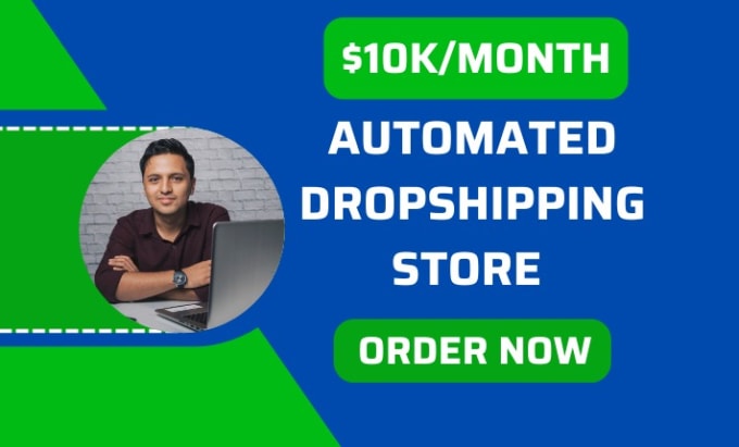 Gig Preview - Build branded automated shopify dropshipping store or website