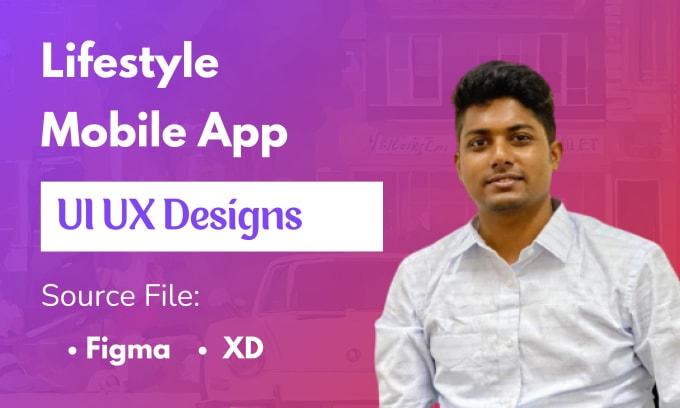 Gig Preview - Design creative lifestyle categories app UI UX for your business