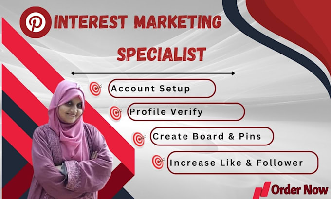 Gig Preview - Help to grow your pinterest marketing specialist organically