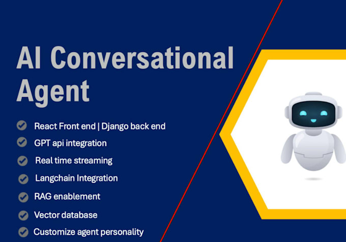 Gig Preview - Develop rag based apps with ai conversational agent flask reactjs openai