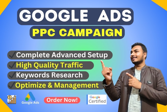 Bestseller - setup and manage high converting google ads adwords ppc search campaign