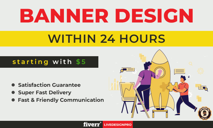 Gig Preview - Design beautiful web banner design and banner ads