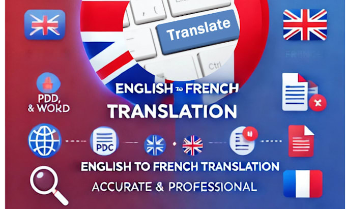 Gig Preview - Provide a perfect english to french translation