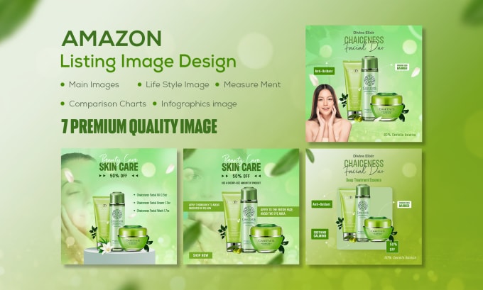 Gig Preview - Design amazon product listing product infographic image listing