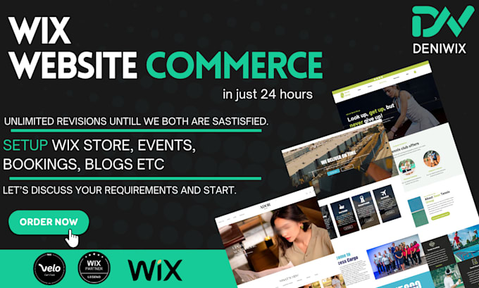 Gig Preview - Professionally design ecommerce or dropshipping wix website