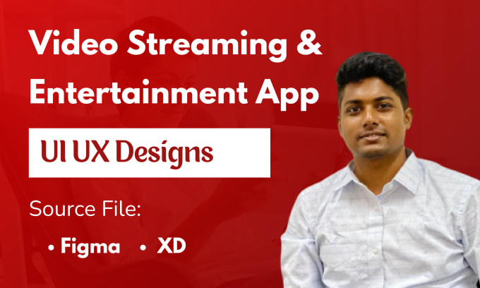 Gig Preview - Design UI UX for your live streaming or entertainment app