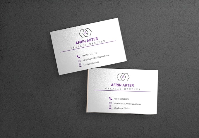 Gig Preview - Design creative bussiness card