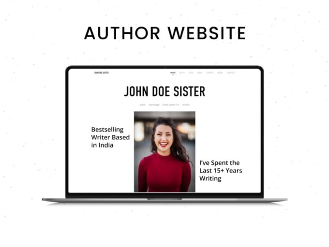 Gig Preview - Build your ebook author website or book author website