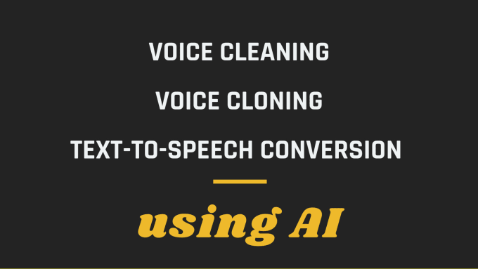 Gig Preview - Clean and clone your voice using ai convert text to speech in your voice