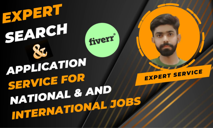 Gig Preview - Provide expert search application service for national and international jobs