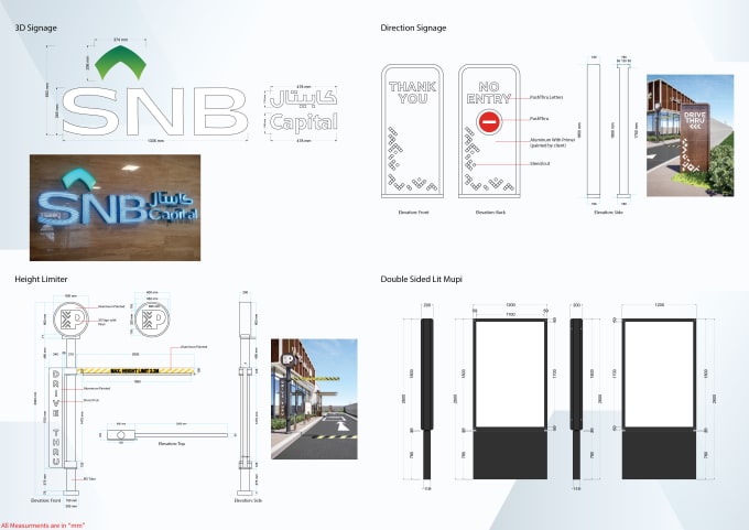 Gig Preview - Design internal and external signages