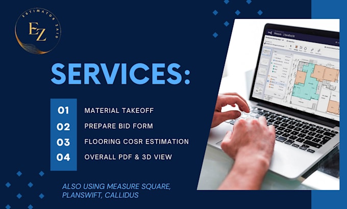 Gig Preview - Do detail flooring material takeoff, cost estimation of construction projects