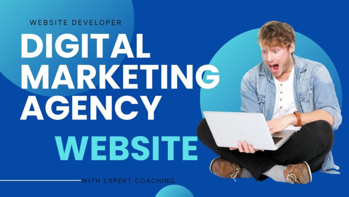 Gig Preview - Build marketing agency website or, digital marketing agency