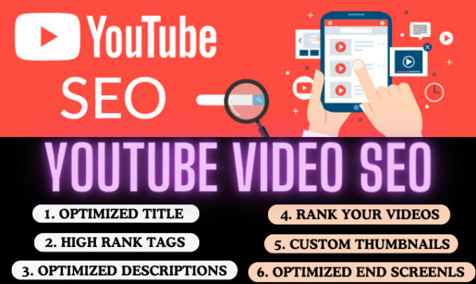 Gig Preview - Optimize youtube video SEO for top ranking