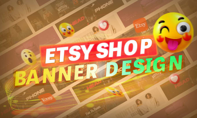 Gig Preview - Design a attractive etsy banner design for your etsy shop