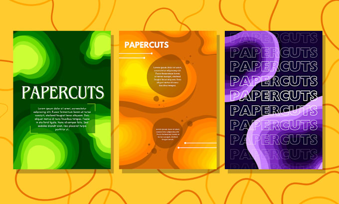 Bestseller - create minimalist papercut style flyer designs