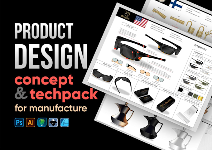 Gig Preview - Create product design concept and techpack for manufacture