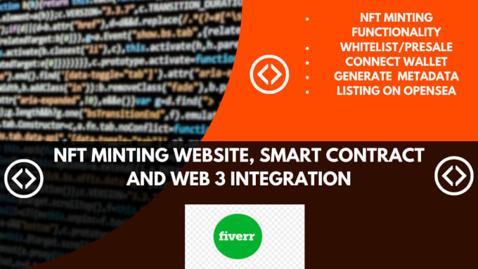 Gig Preview - Create an nft minting website, smart contract and web 3 integration