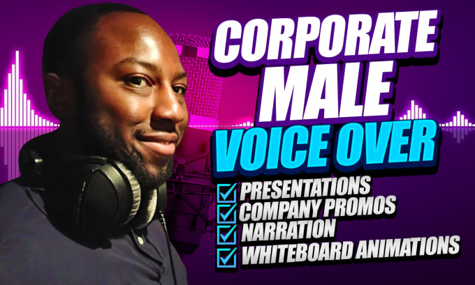 Gig Preview - Be your british voice over for corporate business narration