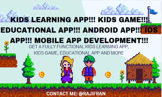 Gig Preview - Develop kids learning app educational app kids game mobile app development