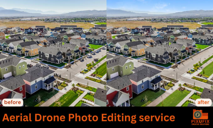 Gig Preview - Do professionally aerial drone image editing