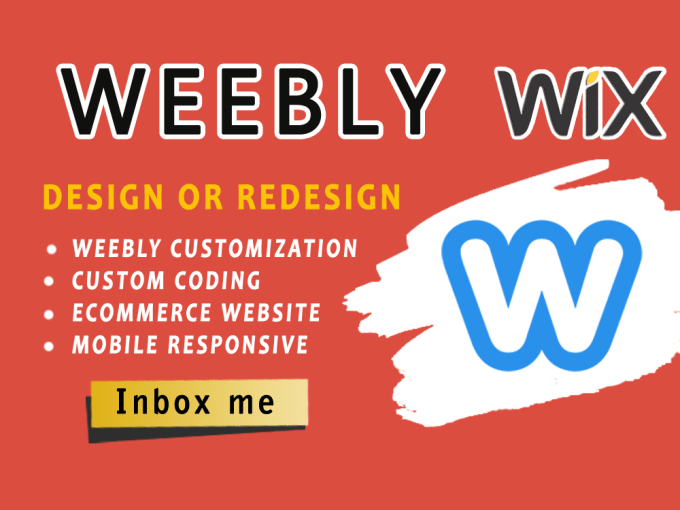 Gig Preview - Do wix weebly and wordpress website design