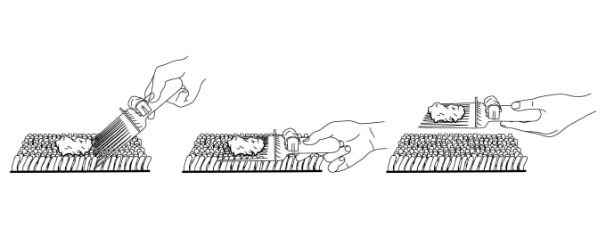 Gig Preview - Draw vector line instruction manual, step by step comic