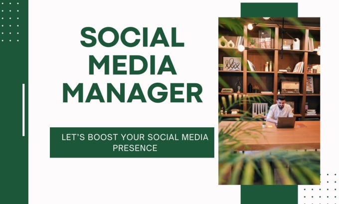 Gig Preview - Be your social media marketing manager