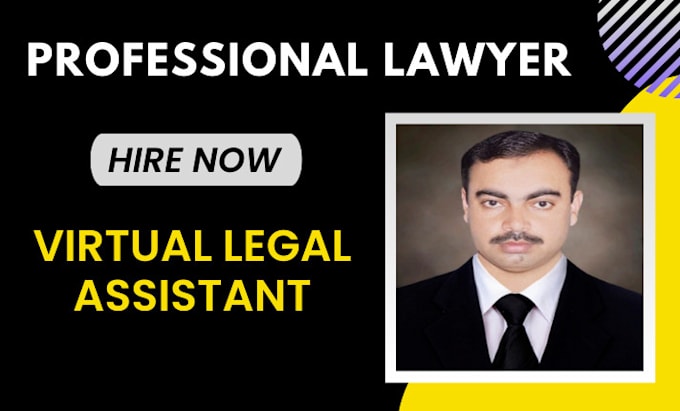 Gig Preview - Be your professional lawyer for virtual legal assistance