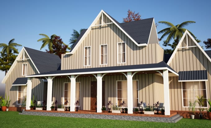 Gig Preview - Create stunning exterior and interior designs using 3d rendering