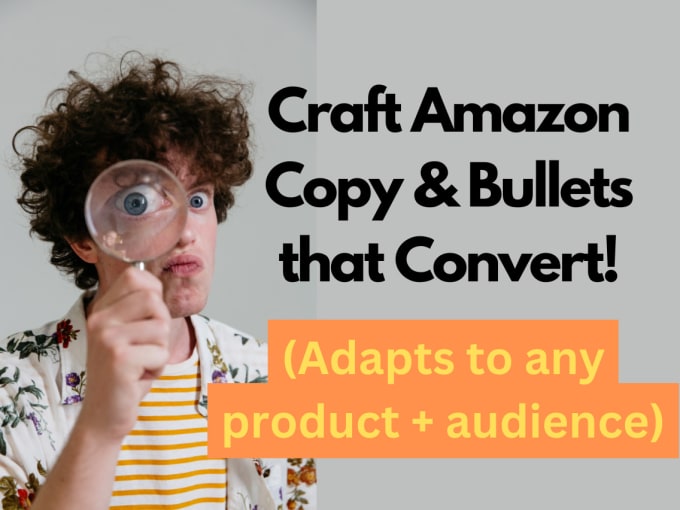 Gig Preview - Craft amazon copy and bullets that convert