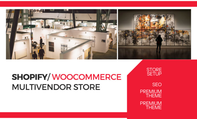 Gig Preview - Create a multivendor store with wordpress woocommerce or shopify