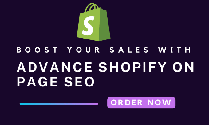 Gig Preview - Do advance shopify on page SEO for 1st page ranking