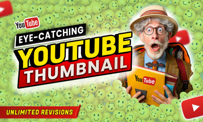 Gig Preview - Design your eye catching youtube thumbnails