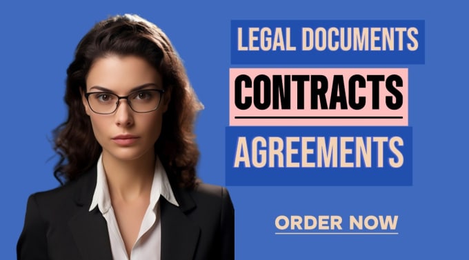 Gig Preview - Write your legal contracts, agreements, nda, terms and conditions