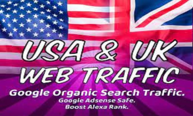 Gig Preview - Do organic website traffic to increase sales UK,USA