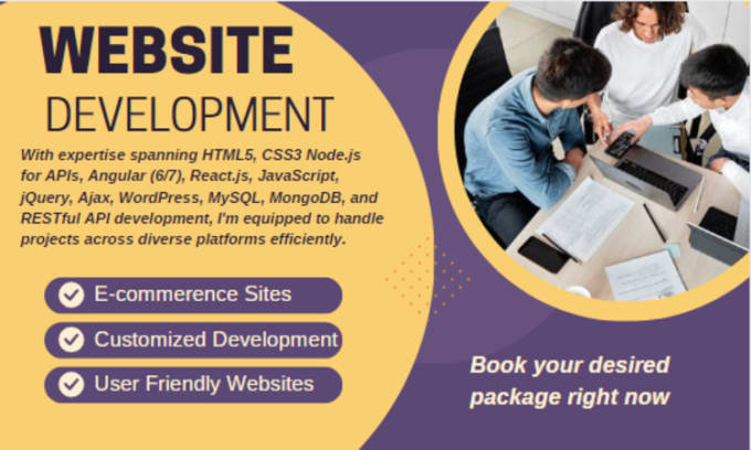 Gig Preview - Develop your customized user friendly responsive website