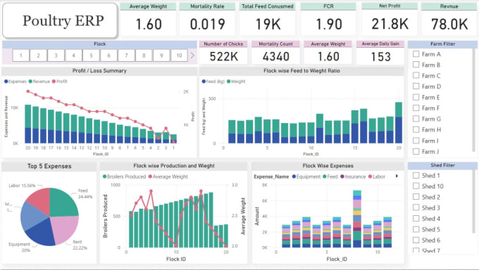 Gig Preview - Create microsoft power bi dashboards