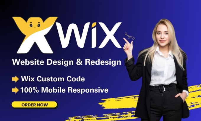 Gig Preview - Design, redesign and develop high end business wix website