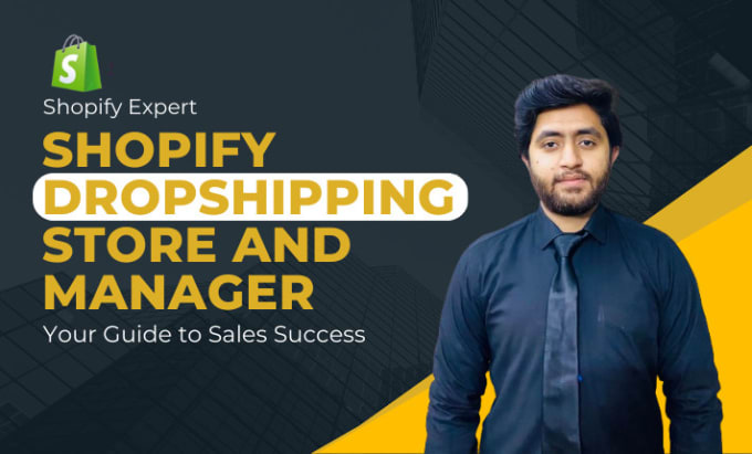 Gig Preview - Setup, manage and market shopify dropshipping store