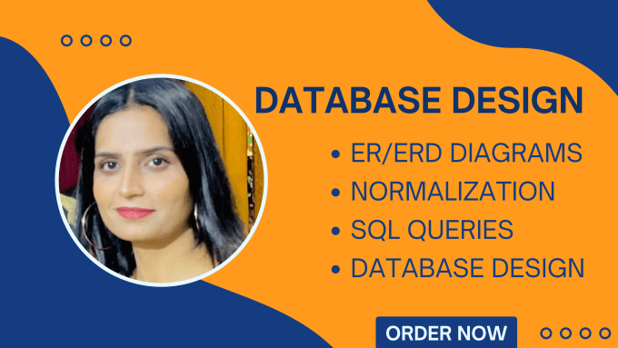 Gig Preview - Do database design, sql, erd and normalization