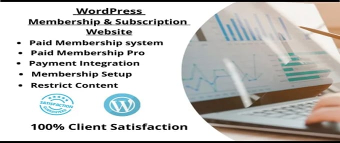 Gig Preview - Create wordpress paid subscription system and membership website