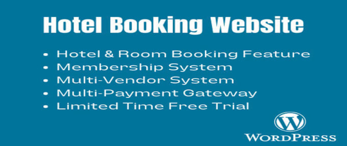 Gig Preview - Create hotel booking wordpress website